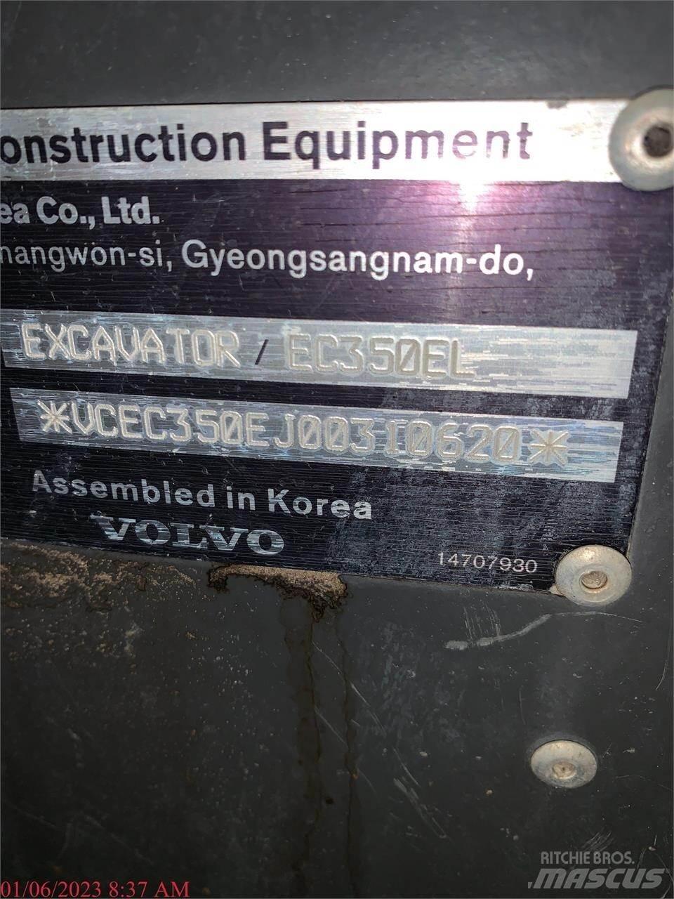 Volvo EC350EL Bageri gusjeničari