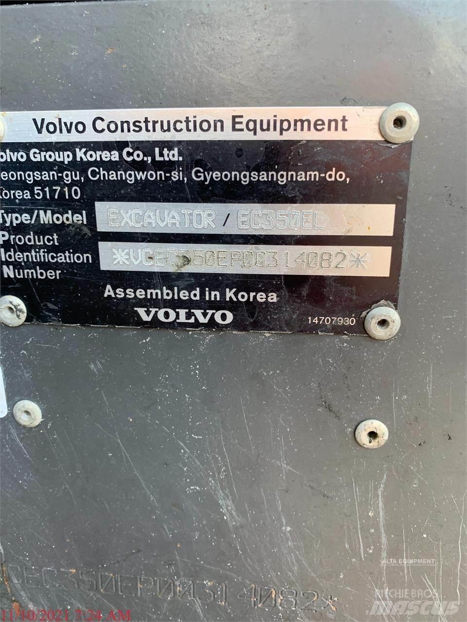 Volvo EC350EL Bageri gusjeničari