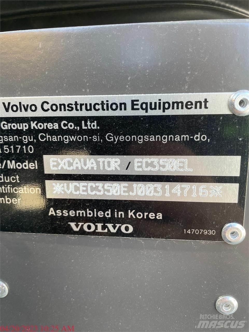 Volvo EC350EL Bageri gusjeničari