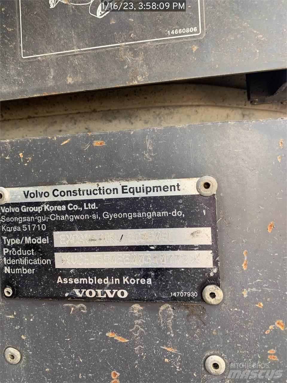 Volvo EC350EL Bageri gusjeničari