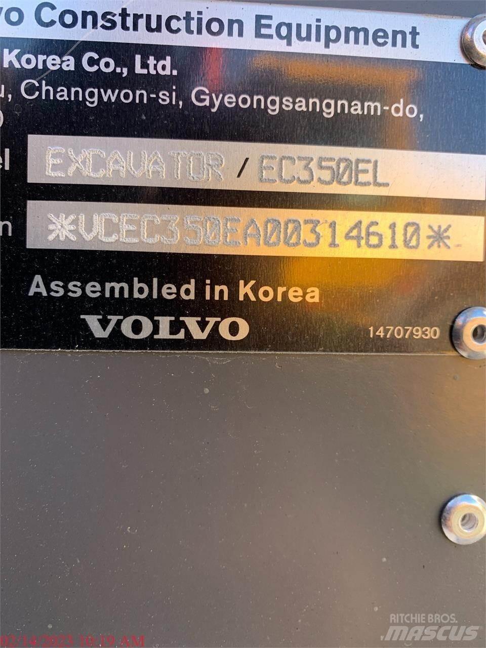 Volvo EC350EL Bageri gusjeničari