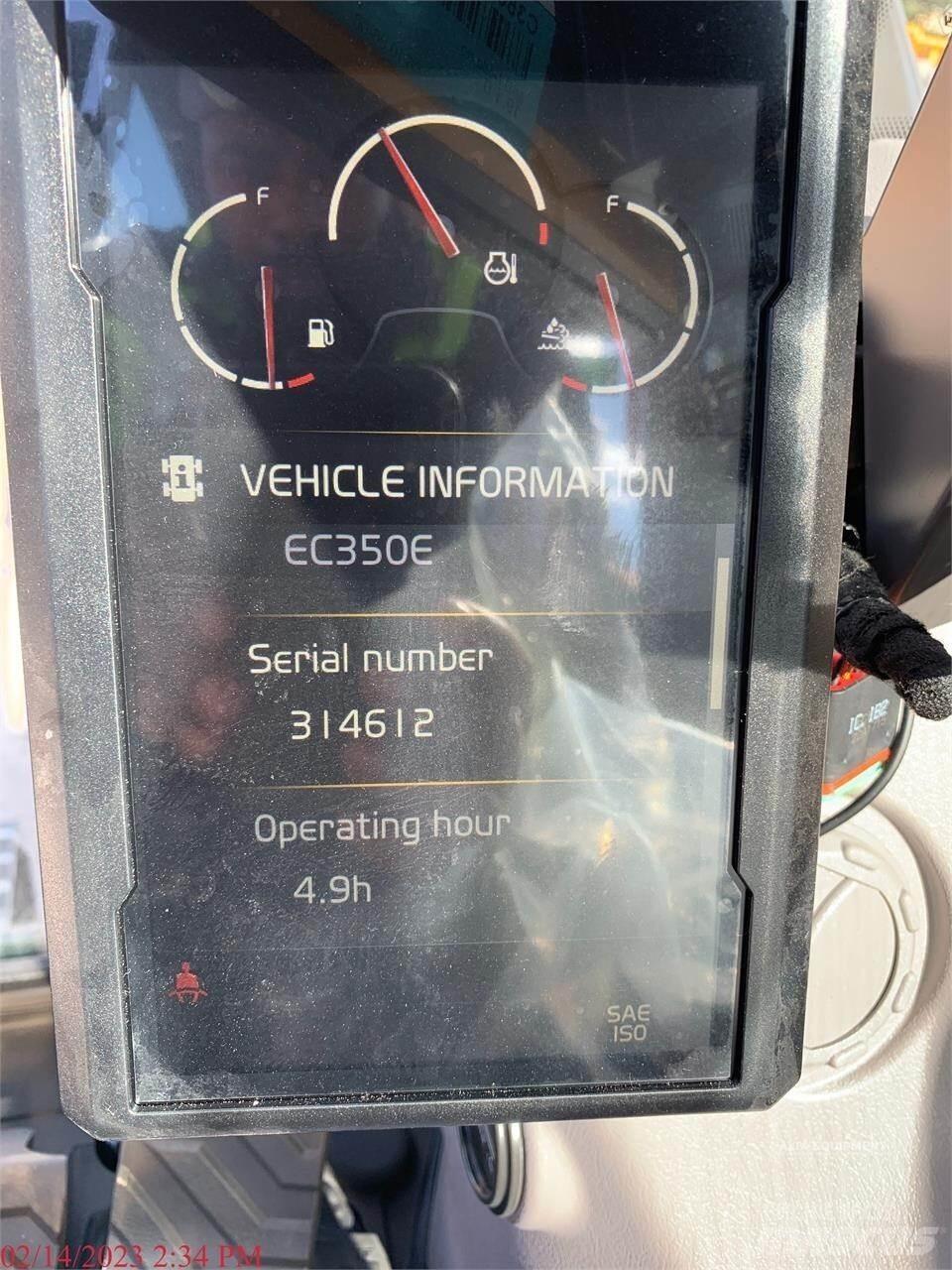 Volvo EC350EL Bageri gusjeničari