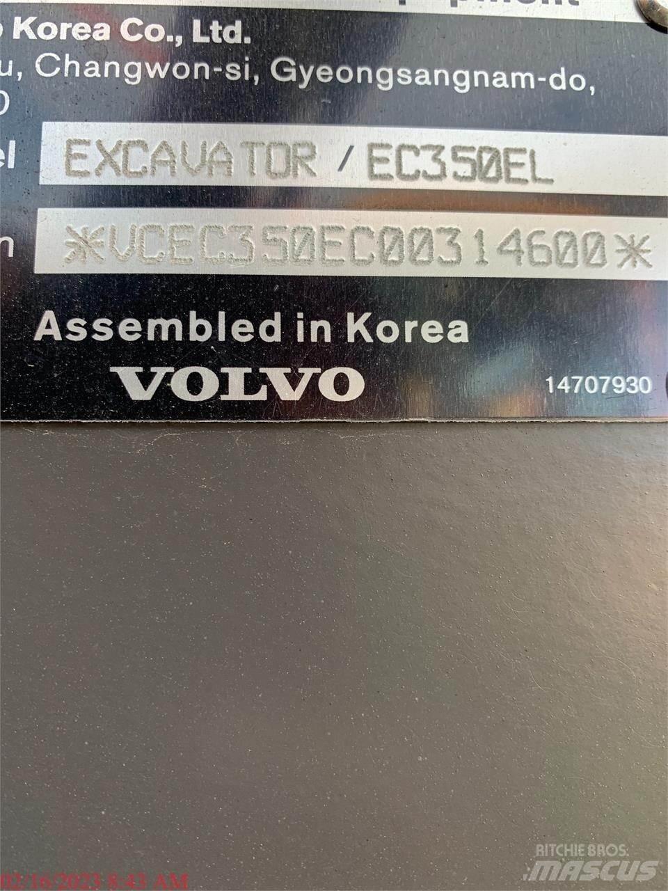 Volvo EC350EL Bageri gusjeničari