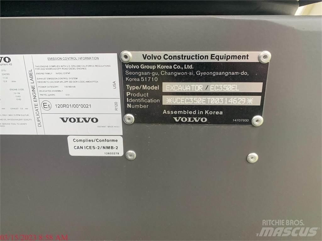 Volvo EC350EL Bageri gusjeničari