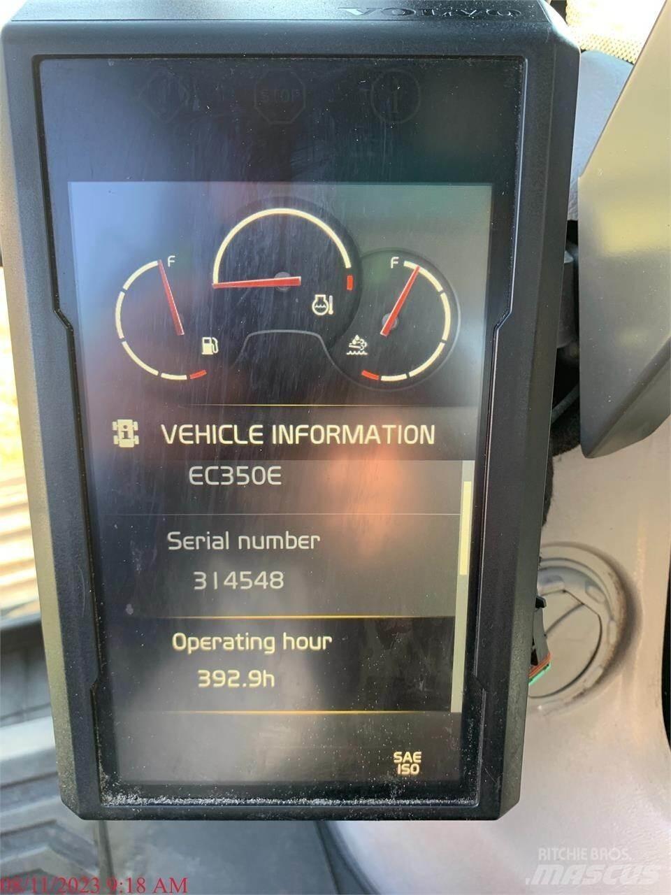 Volvo EC350EL Bageri gusjeničari