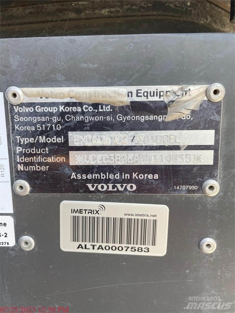 Volvo EC380EL Bageri gusjeničari