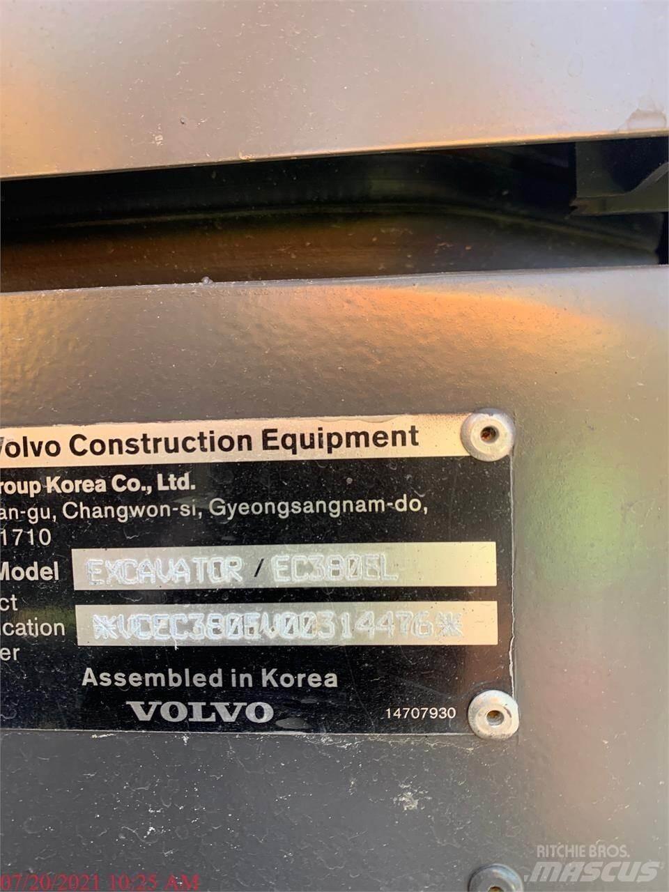 Volvo EC380EL Bageri gusjeničari