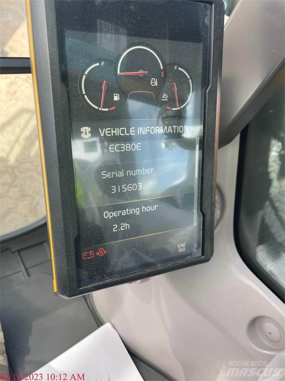 Volvo EC380EL Bageri gusjeničari