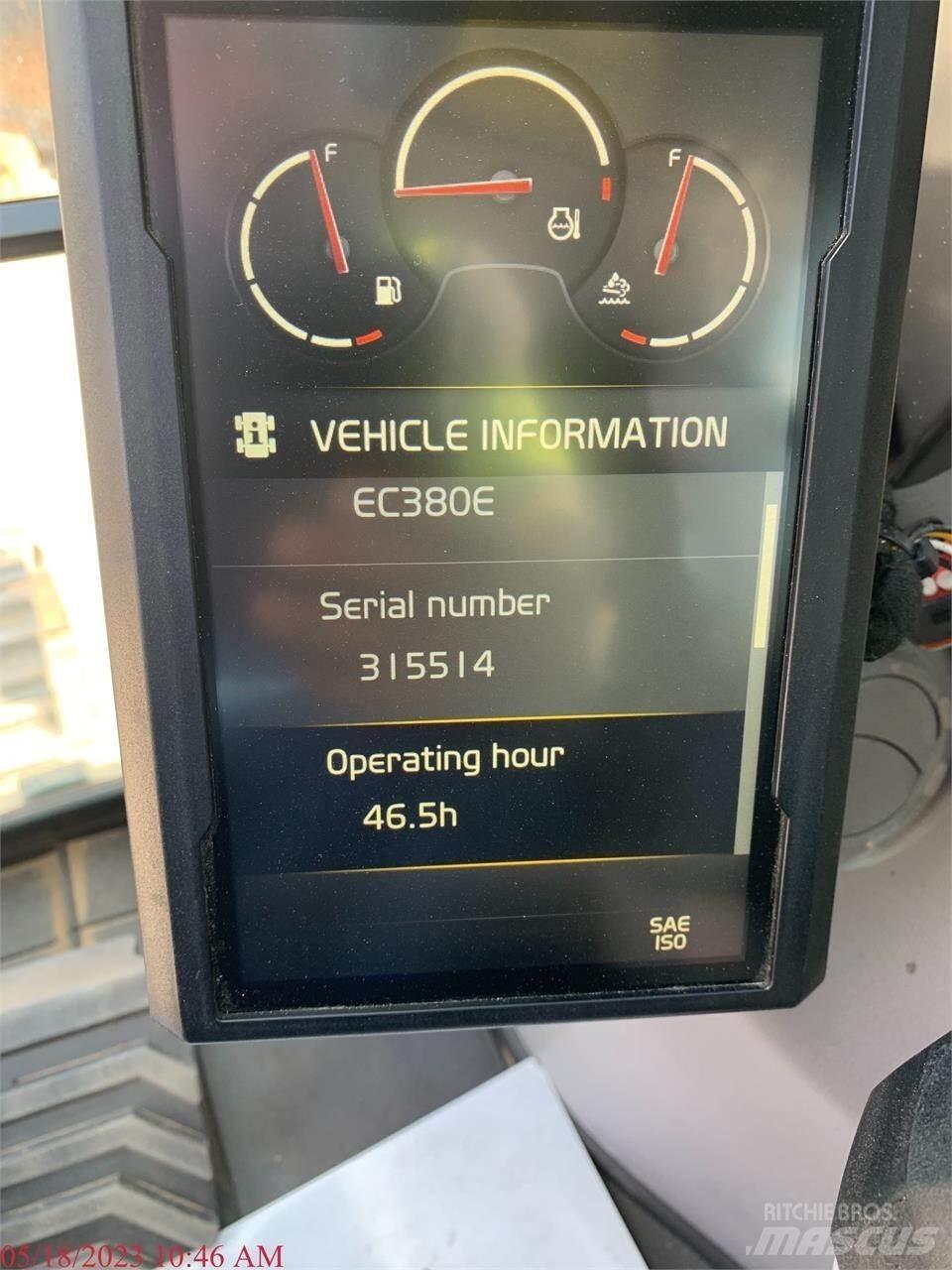 Volvo EC380EL Bageri gusjeničari