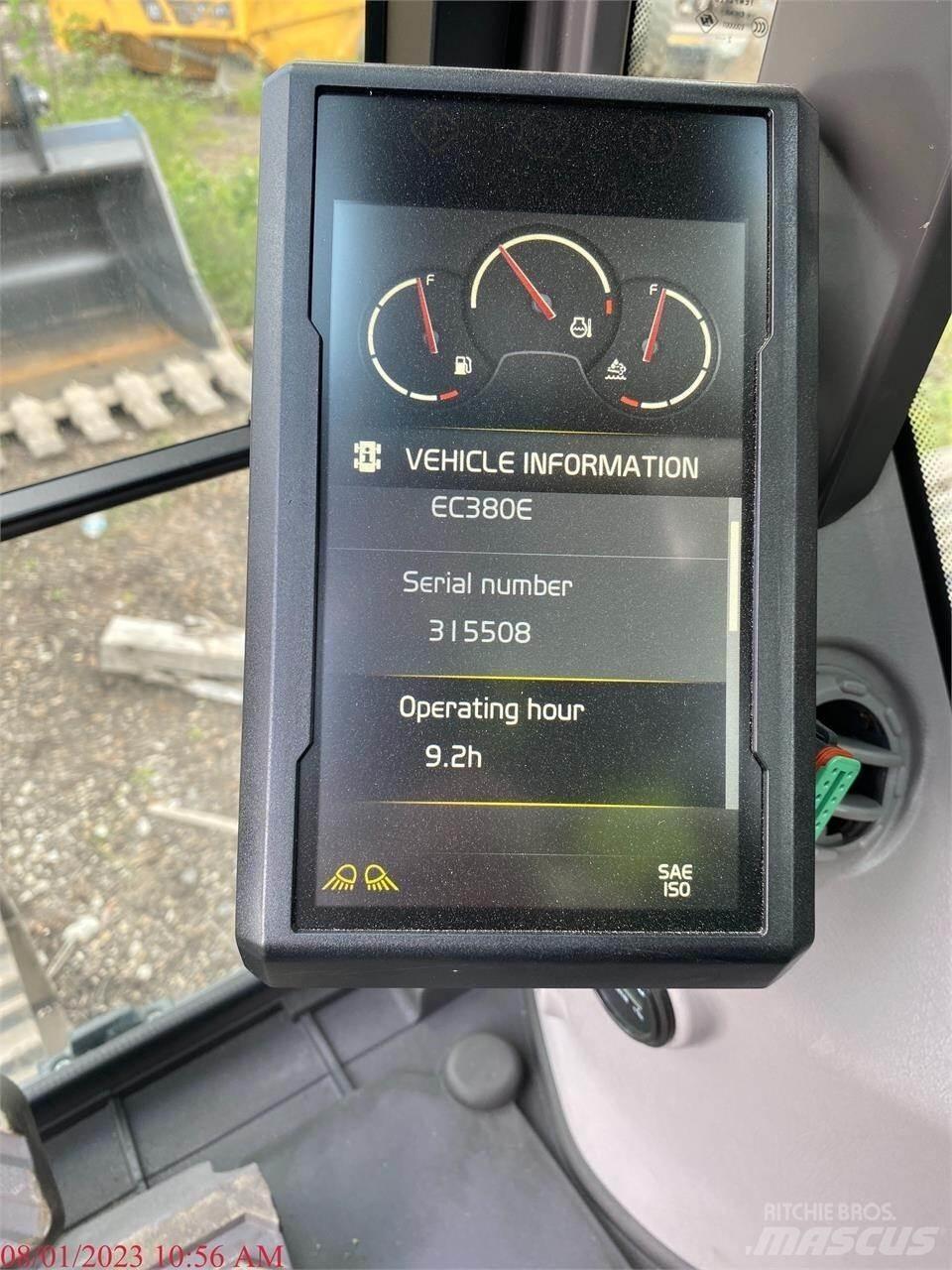 Volvo EC380EL Bageri gusjeničari