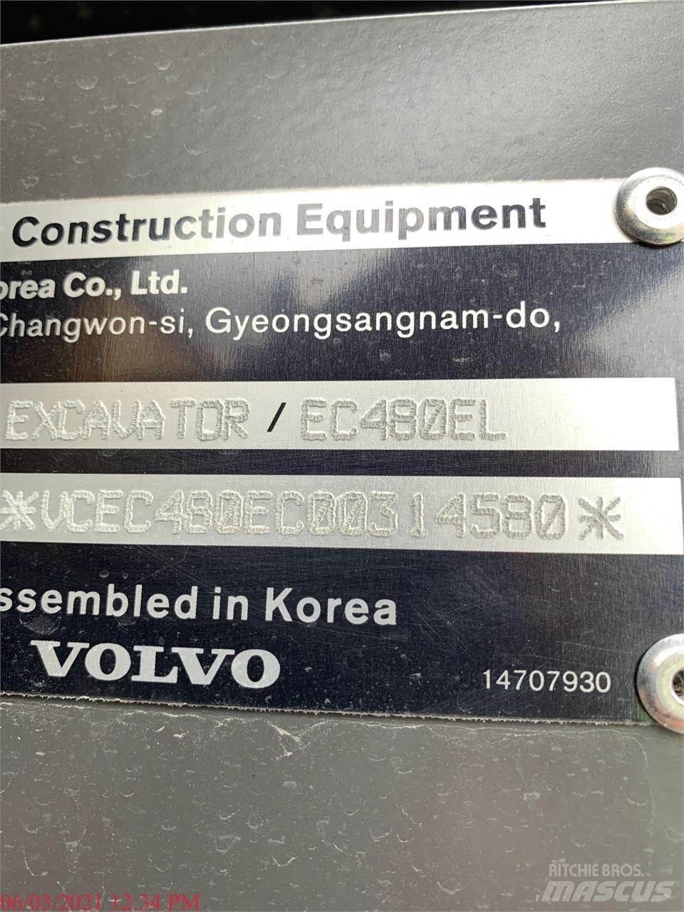 Volvo EC480EL Bageri gusjeničari