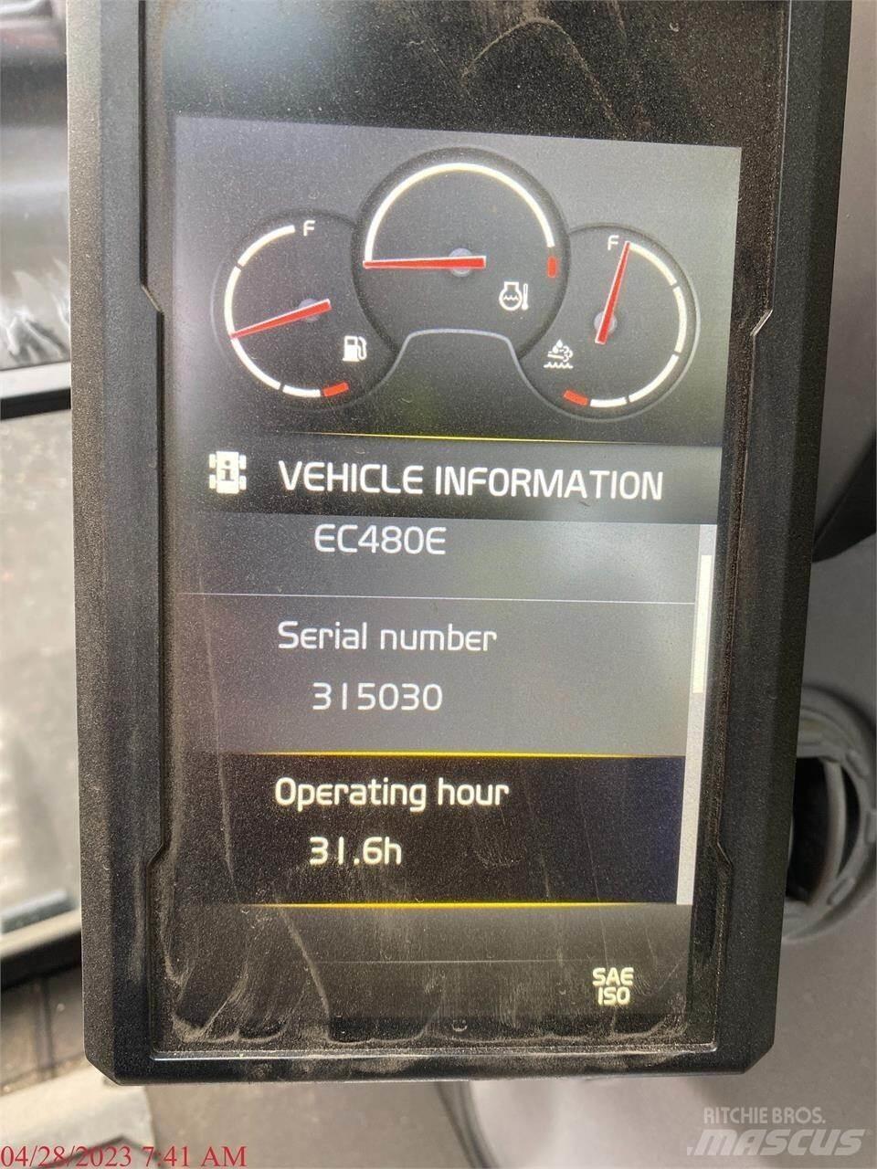 Volvo EC480EL Bageri gusjeničari