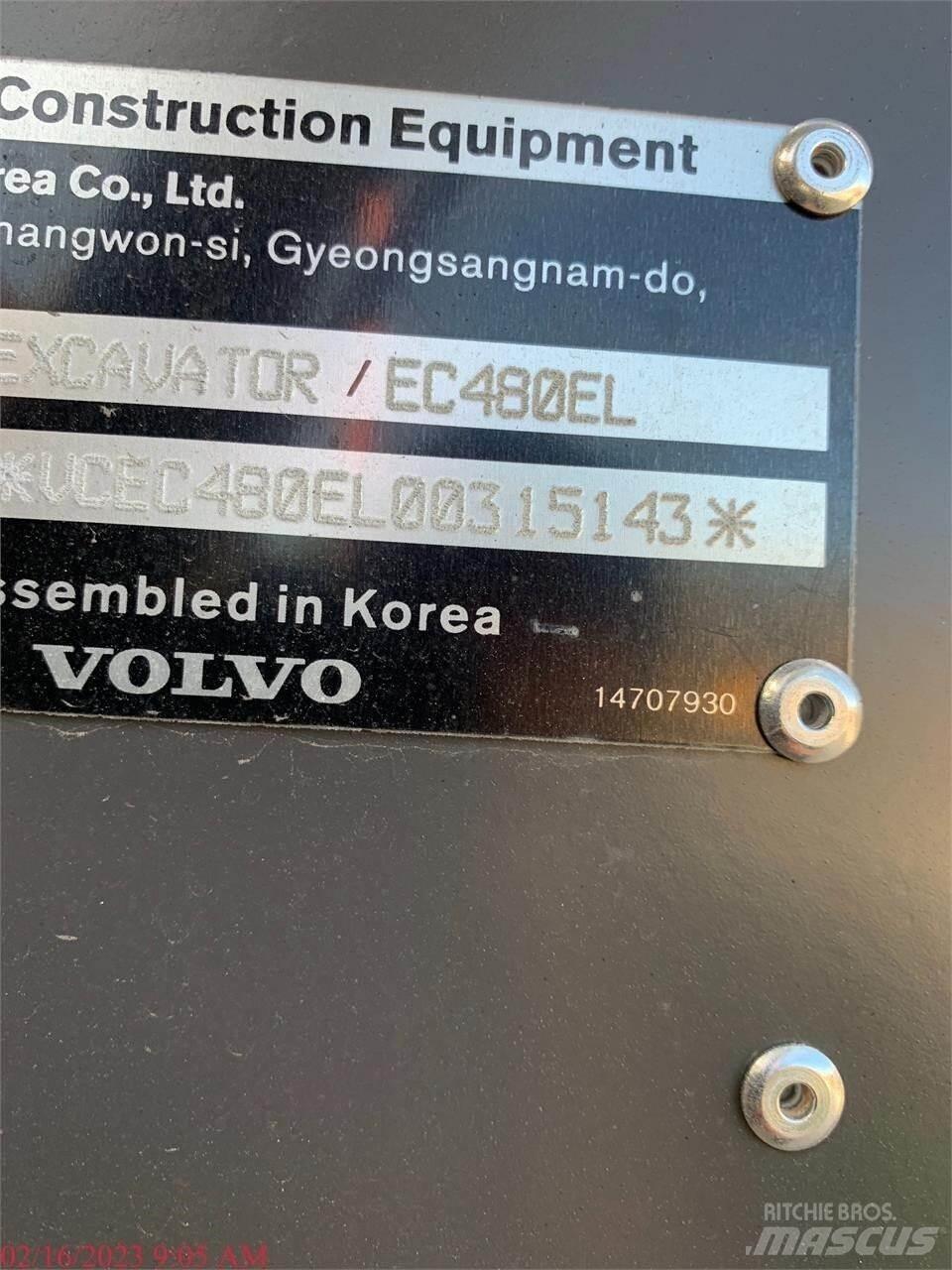 Volvo EC480EL Bageri gusjeničari
