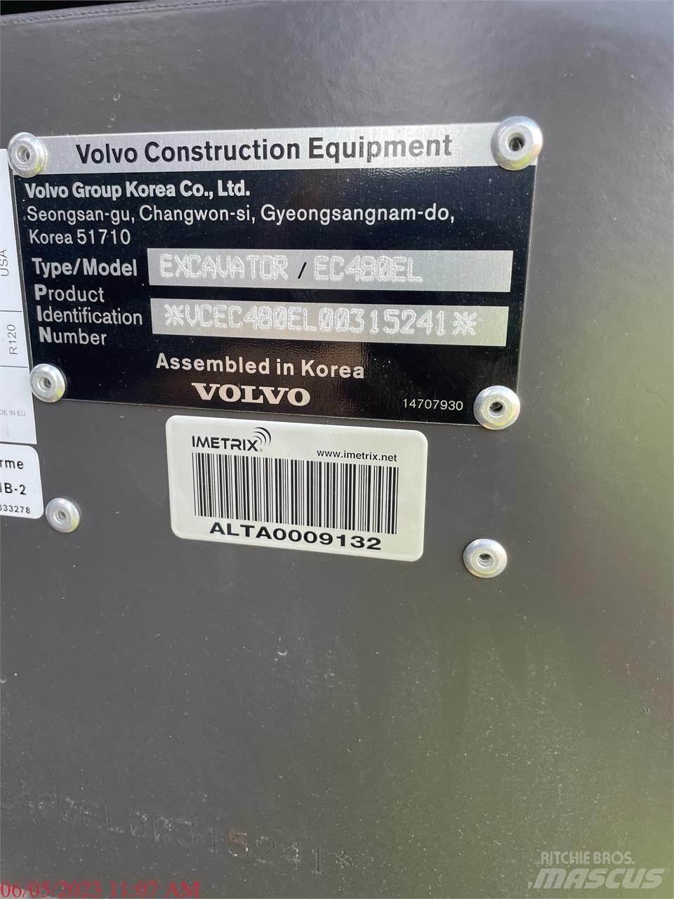 Volvo EC480EL Bageri gusjeničari