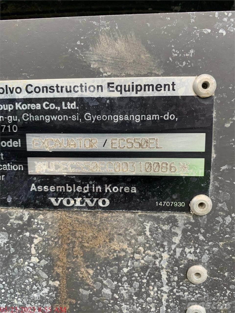 Volvo EC550EL Bageri gusjeničari