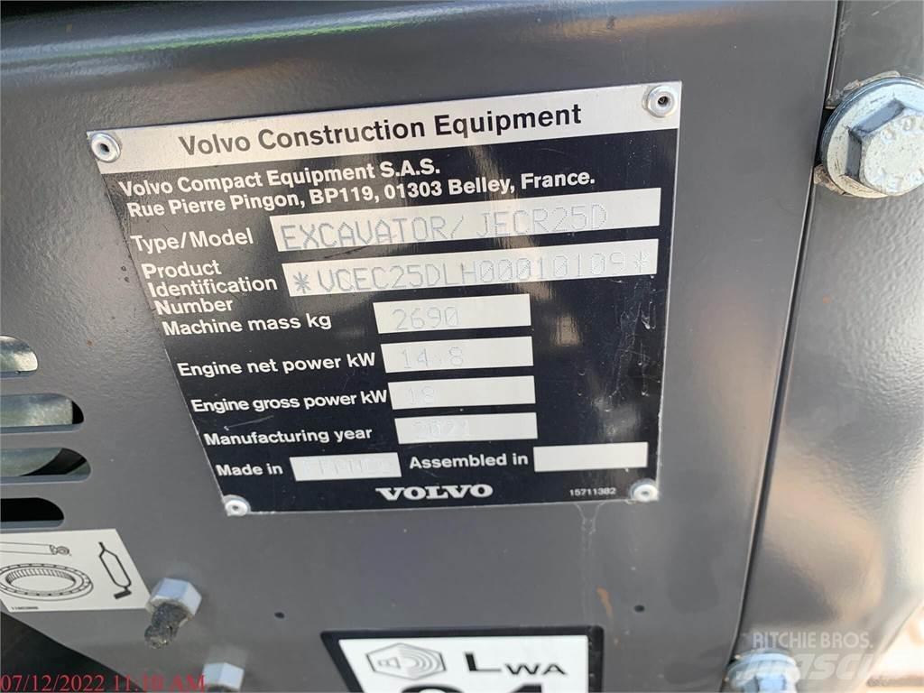 Volvo ECR25D Mini bageri <7t