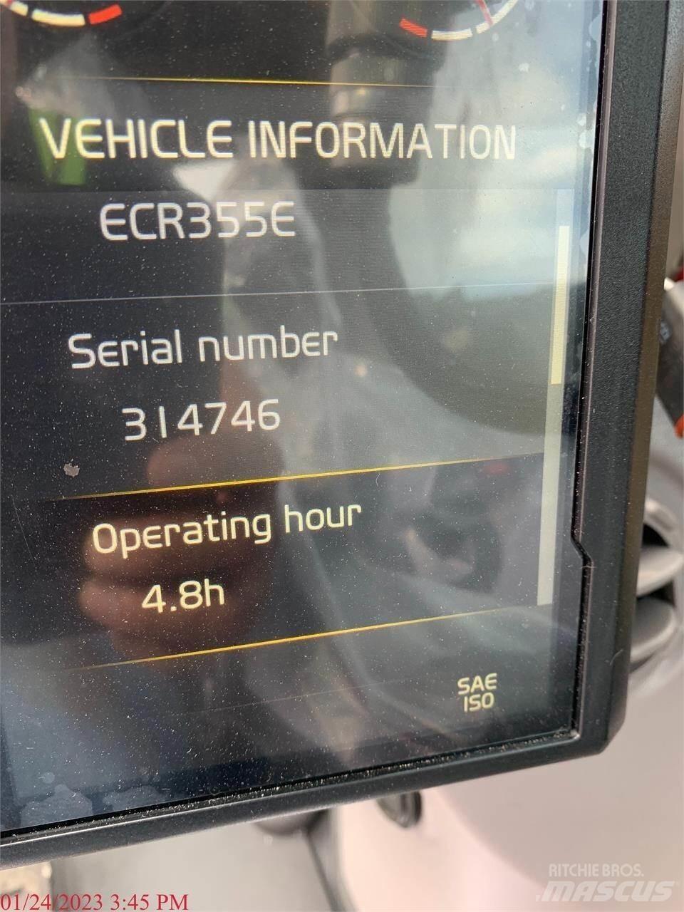 Volvo ECR355EL Bageri gusjeničari