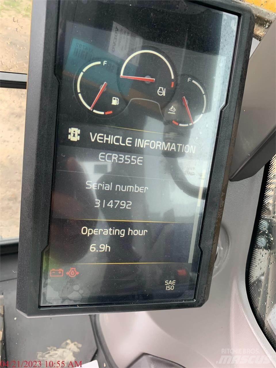 Volvo ECR355EL Bageri gusjeničari