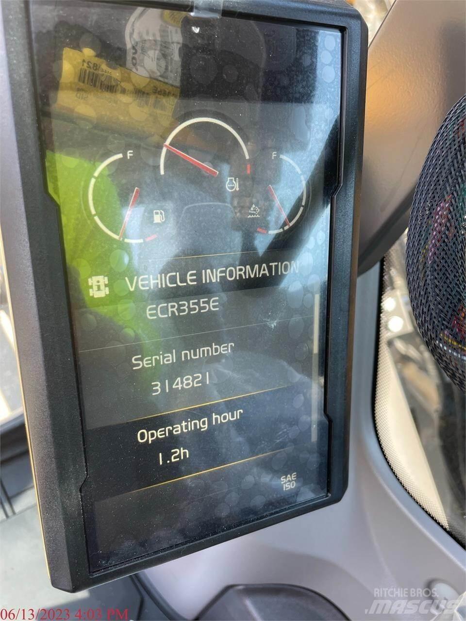 Volvo ECR355EL Bageri gusjeničari