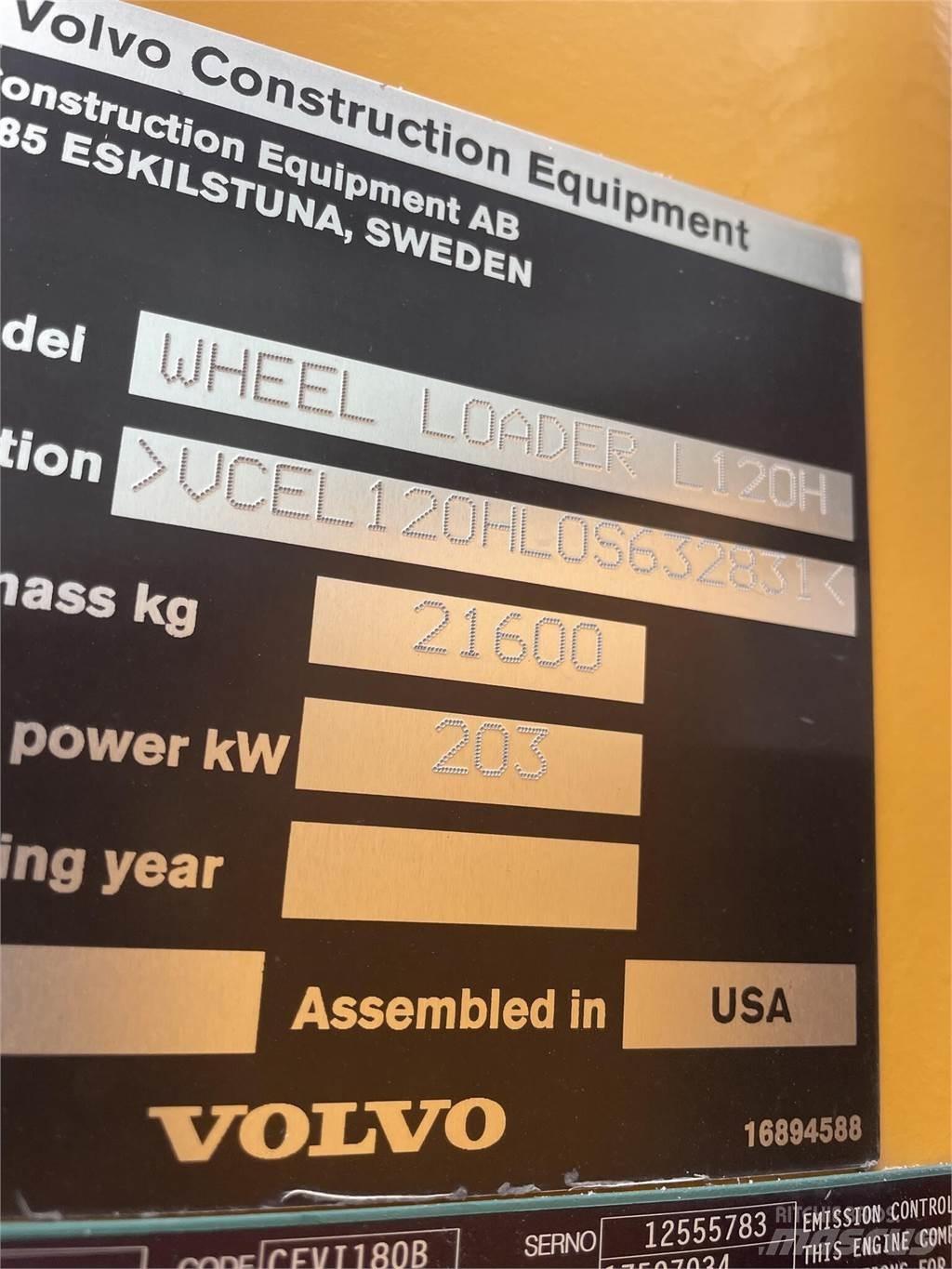 Volvo L120H Utovarivači na kotačima