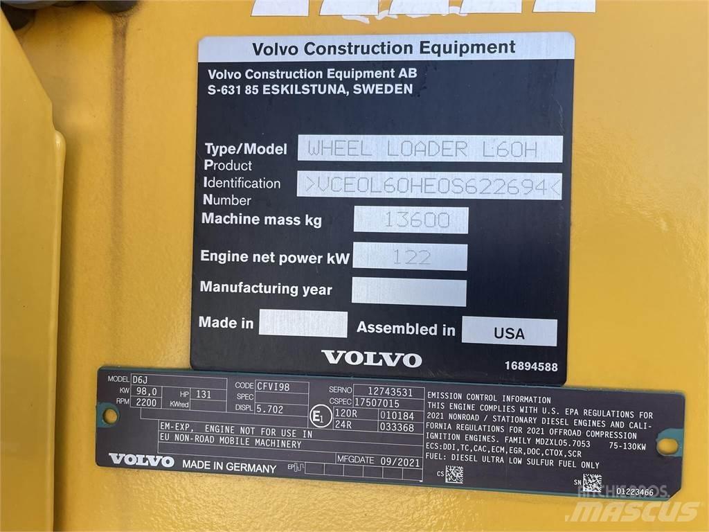Volvo L60H Utovarivači na kotačima