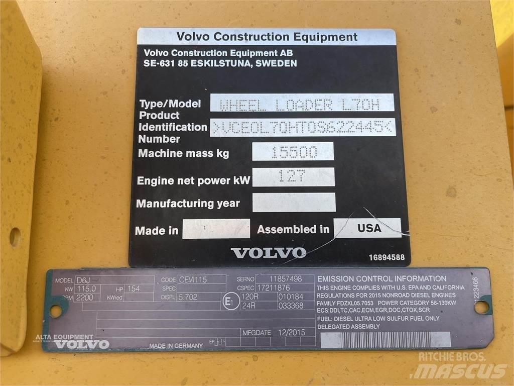 Volvo L70H Utovarivači na kotačima