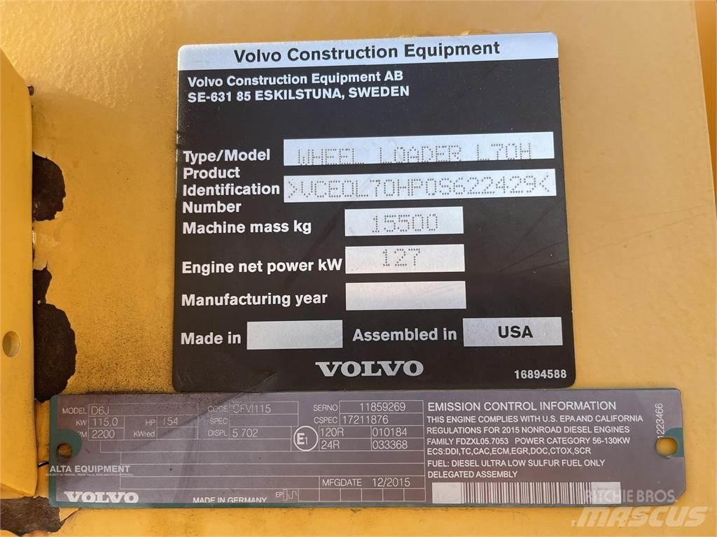 Volvo L70H Utovarivači na kotačima