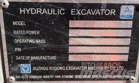 XCMG XE210U Bageri gusjeničari