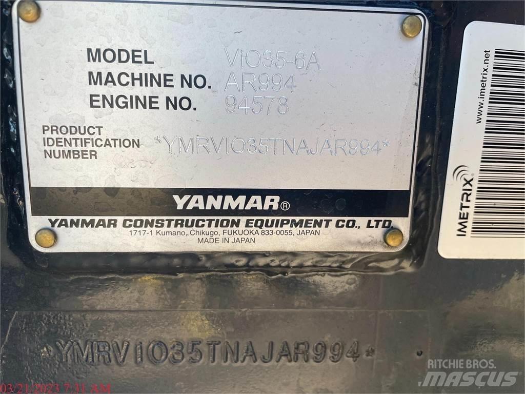 Yanmar VIO35-6A Mini bageri <7t