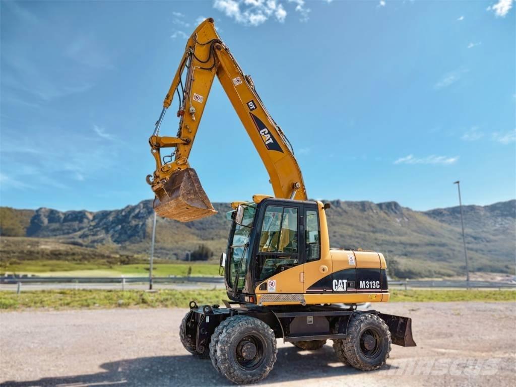 CAT M 313 C Bageri na kotačima