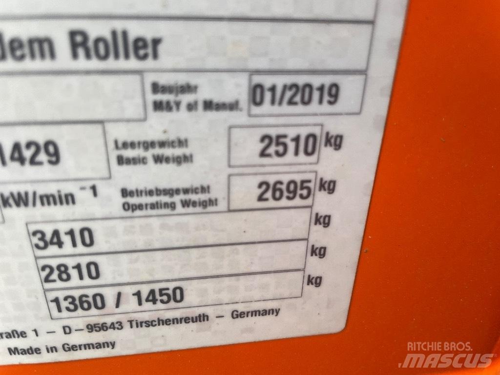 Hamm HD 12 Valjci sa dvojnim bubnjem