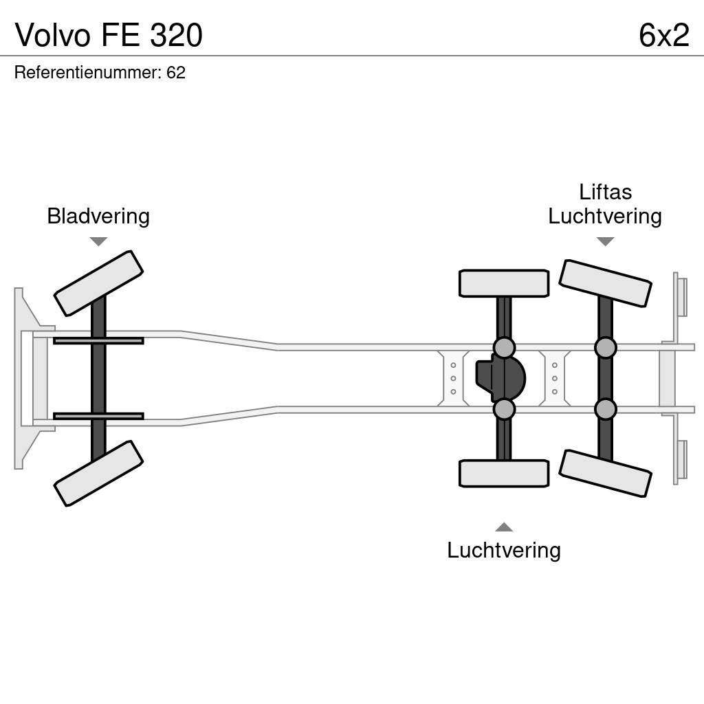 Volvo FE 320 Rol kiper kamioni s kukama za dizanje