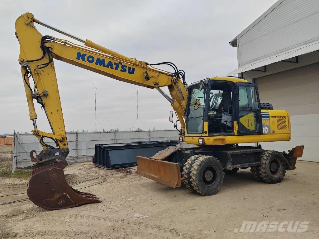 Komatsu PW 180-7EO Bageri na kotačima