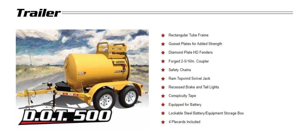  LEEAGRA DOT 500 Tank prikolice