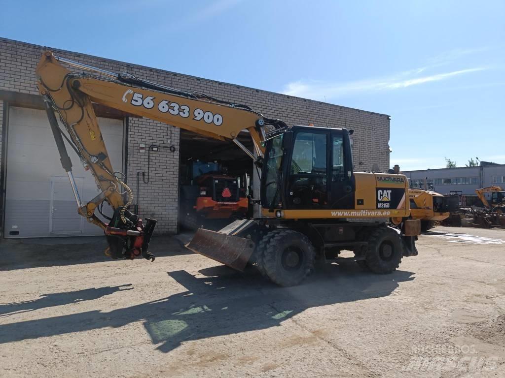 CAT M 315 D Bageri na kotačima