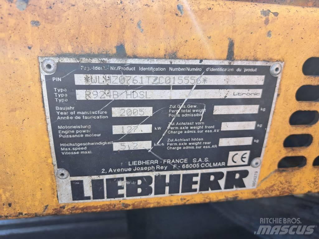 Liebherr R924B HDSL Bageri gusjeničari