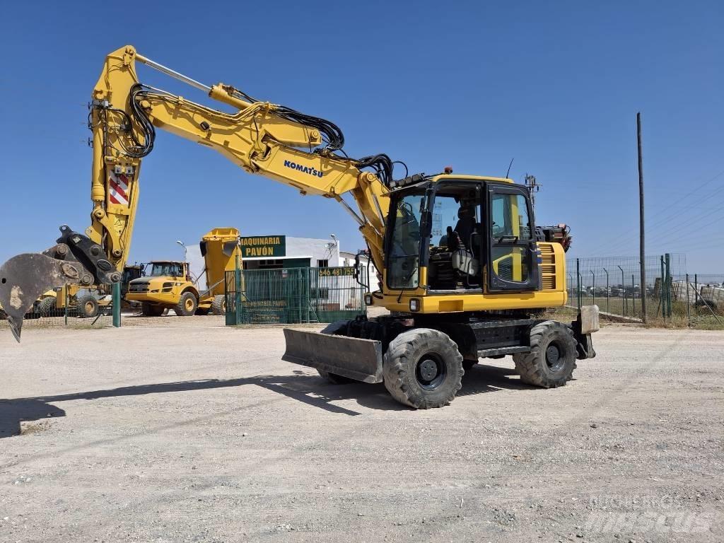 Komatsu PW 148-8 Bageri na kotačima