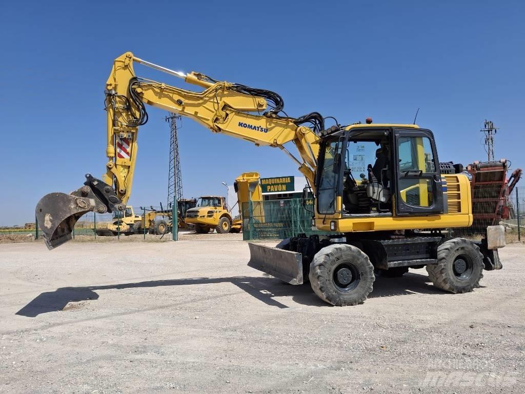 Komatsu PW 148-8 Bageri na kotačima
