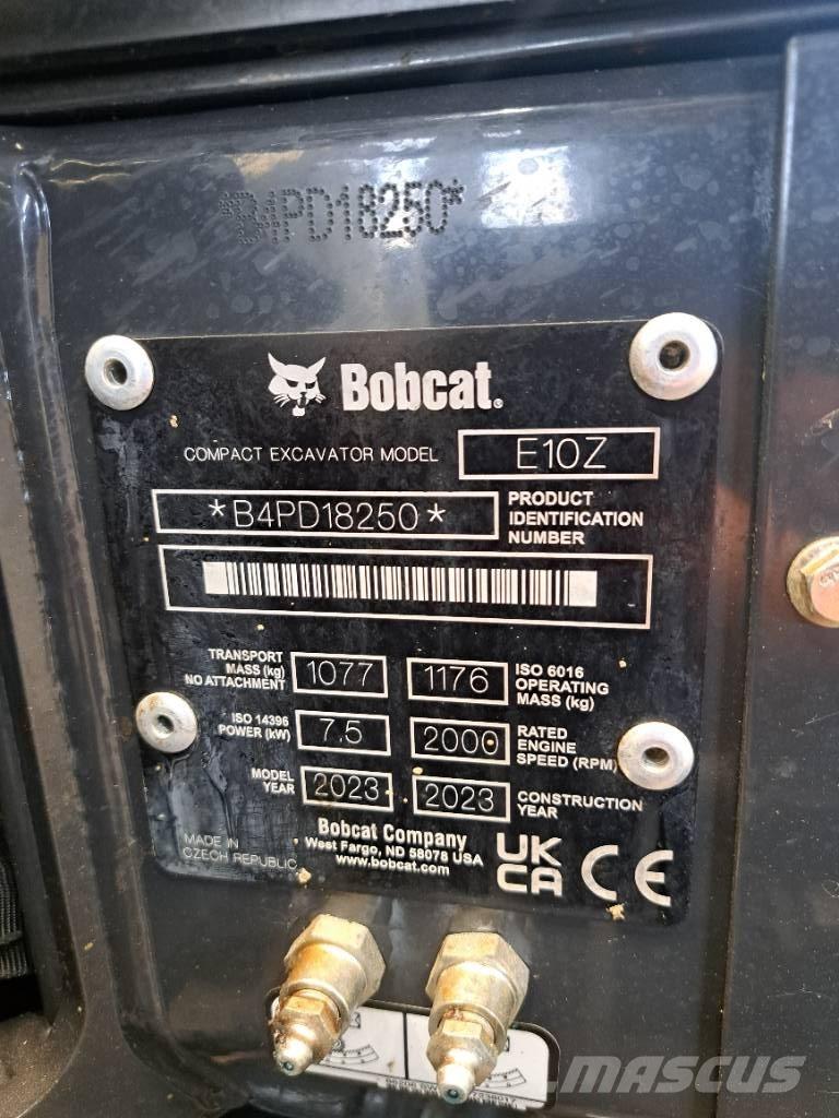 Bobcat E10Z Mini bageri <7t