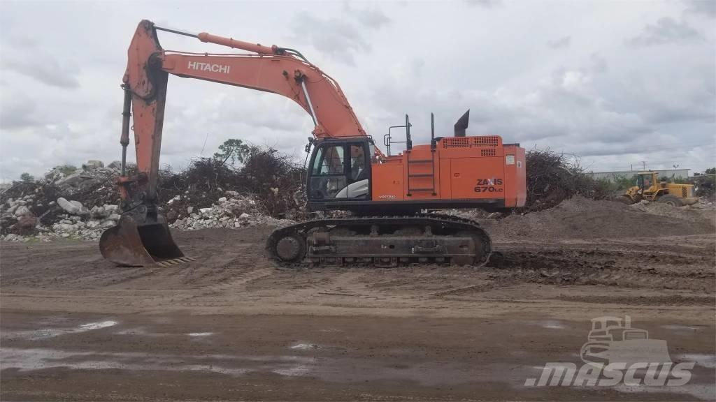 Hitachi ZX 670 Bageri gusjeničari