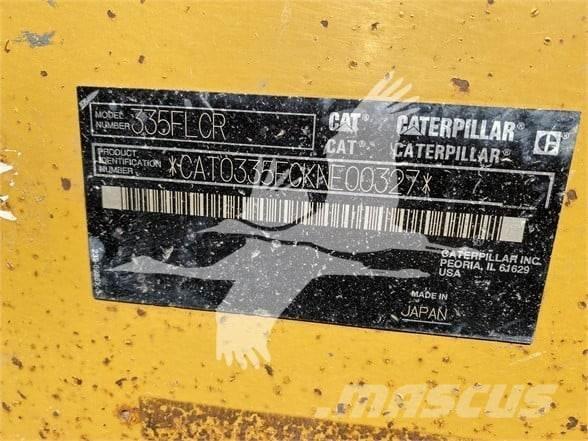 CAT 335F LCR Bageri gusjeničari