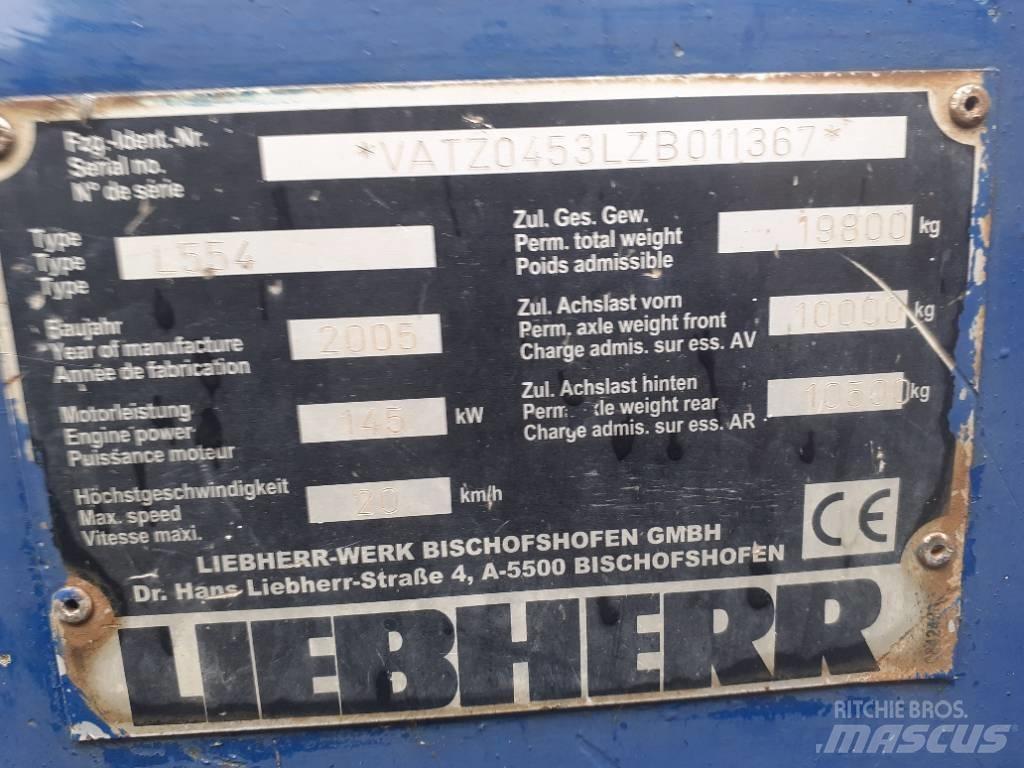 Liebherr L 554 Utovarivači na kotačima