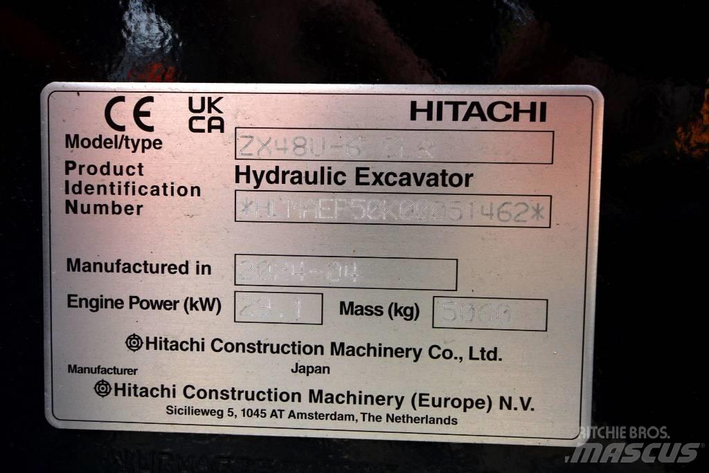 Hitachi ZX 48 U-6 Mini bageri <7t