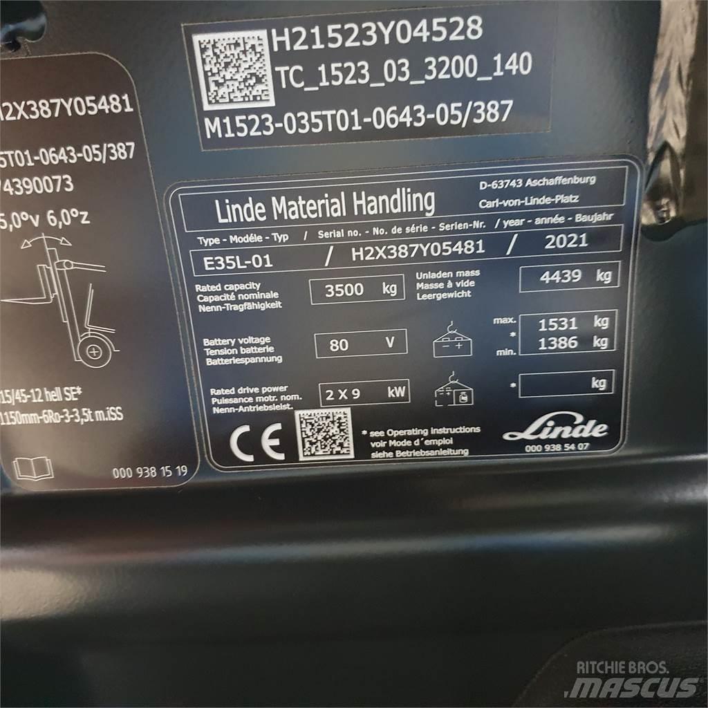 Linde E35L Električni viličari