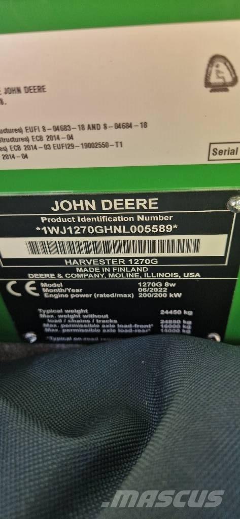 John Deere 1270 G Harversteri