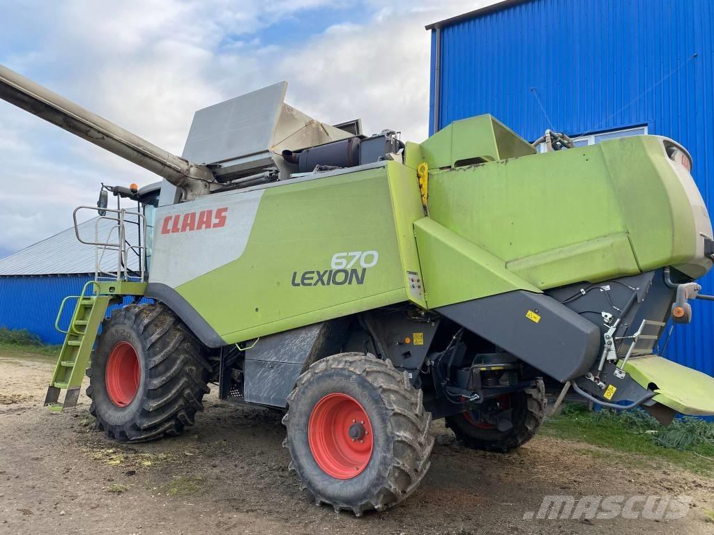 CLAAS Lexion 670 Kombajni