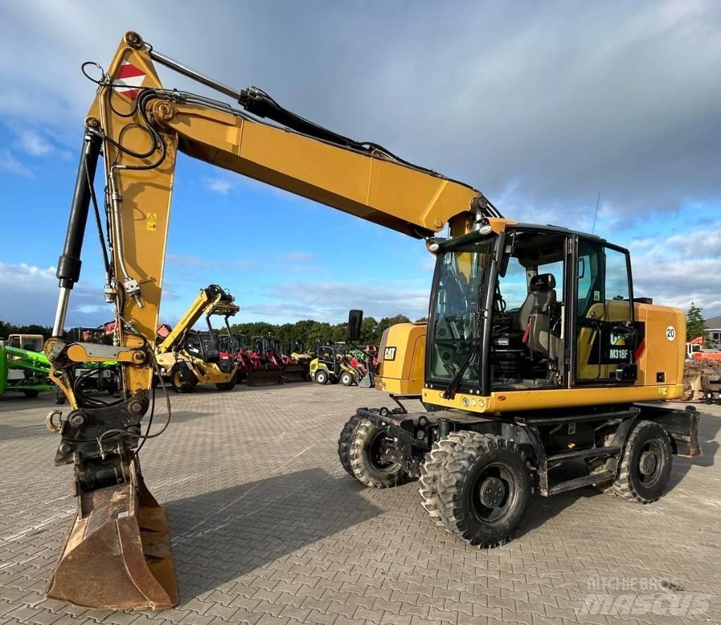 CAT M 318 F Bageri na kotačima