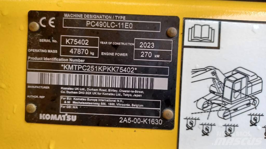 Komatsu PC 490 LC-11 Bageri gusjeničari