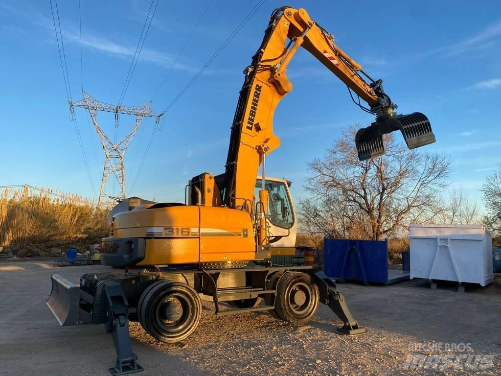 Liebherr A 316 Bageri za manipuliranje materijalom / otpadom