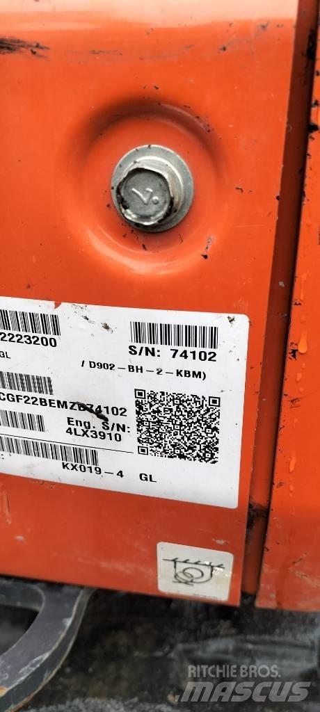Kubota KX 019-4 Mini bageri <7t